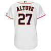 Image of Jose Altuve Houston Astros Majestic Women's Cool Base Player Jersey - White 2019