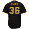 Image of Jose Osuna Pittsburgh Pirates Majestic Alternate Cool Base Replica Player Jersey - Black 2019