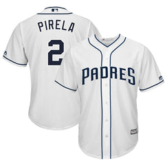 Jose Pirela San Diego Padres Majestic Home Cool Base Player Jersey – White 2019