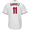 Image of Jose Ramirez Cleveland Indians Majestic Cool Base Home Player Jersey - White 2019