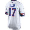 Image of Josh Allen Buffalo Bills Game Jersey – White 2019