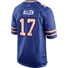 Image of Josh Allen Buffalo Bills Youth Game Jersey – Royal 2019