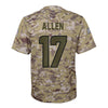 Image of Josh Allen Buffalo Bills Youth Salute to Service Game Jersey - Camo 2019