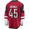 Image of Josh Archibald Arizona Coyotes Breakaway Player Jersey – Garnet 2019