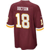 Image of Josh Doctson Washington Redskins Game Jersey - Burgundy 2019
