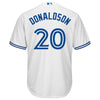 Image of Josh Donaldson Toronto Blue Jays Majestic Cool Base Player Jersey - White 2019