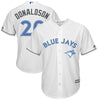 Image of Josh Donaldson Toronto Blue Jays Majestic Father's Day Cool Base Replica Jersey - White 2019
