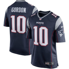 Josh Gordon New England Patriots Player Game Jersey – Navy 2019