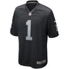 Image of Josh Jacobs Oakland Raiders 2019 NFL Draft First Round Pick Game Jersey – Black 2019