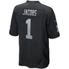 Image of Josh Jacobs Oakland Raiders 2019 NFL Draft First Round Pick Game Jersey – Black 2019
