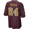 Image of Josh Norman Washington Redskins Alternate Game Jersey - Burgundy 2019