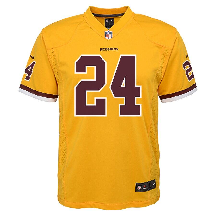 Josh Norman Washington Redskins Youth Color Rush Game Jersey - Gold 2019