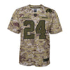 Image of Josh Norman Washington Redskins Youth Salute to Service Game Jersey - Camo 2019