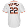 Image of Josh Reddick Houston Astros Majestic Home Cool Base Replica Player Jersey - White 2019