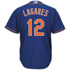 Image of Juan Lagares New York Mets Majestic Cool Base Player Jersey - Royal 2019