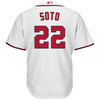 Image of Juan Soto Washington Nationals Majestic Home Official Cool Base Player Jersey – White 2019
