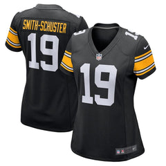 JuJu Smith-Schuster Pittsburgh Steelers Women's Alternate Game Jersey – Black 2019