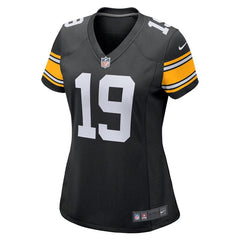 JuJu Smith-Schuster Pittsburgh Steelers Women's Alternate Game Jersey – Black 2019