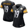 Image of JuJu Smith-Schuster Pittsburgh Steelers Women's Game Jersey – Black 2019