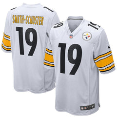 JuJu Smith-Schuster Pittsburgh Steelers Youth Game Jersey – White 2019