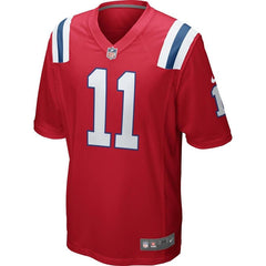 Julian Edelman New England Patriots Alternate Game Jersey - Red 2019