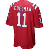 Image of Julian Edelman New England Patriots Alternate Game Jersey - Red 2019