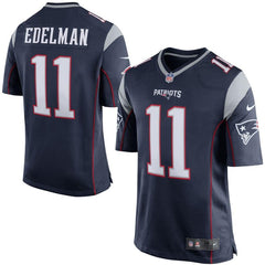 Julian Edelman New England Patriots Game Jersey - Navy Blue 2019