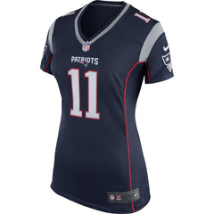 Julian Edelman New England Patriots Girls Youth Game Jersey - Navy 2019