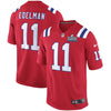 Image of Julian Edelman New England Patriots Super Bowl LIII Bound Alternate Game Jersey – Red 2019