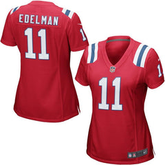 Julian Edelman New England Patriots Women's Game Jersey - Red 2019