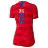 Image of Julie Ertz USWNT Women's 2019 Away Vapor Player Jersey – Red 2019