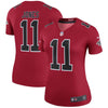 Image of Julio Jones Atlanta Falcons Women's Color Rush Legend Jersey - Red 2019