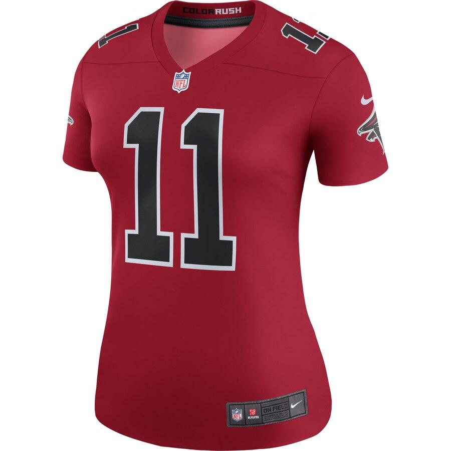 Julio Jones Atlanta Falcons Women's Color Rush Legend Jersey - Red 2019