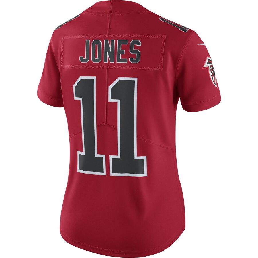 Julio Jones Atlanta Falcons Women's Vapor Untouchable Color Rush Limited Player Jersey - Red 2019