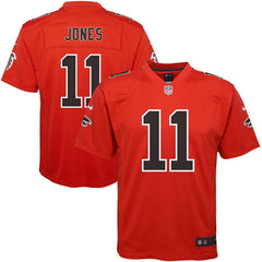 Julio Jones Atlanta Falcons Youth Color Rush Game Jersey - Red 2019