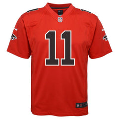 Julio Jones Atlanta Falcons Youth Color Rush Game Jersey - Red 2019
