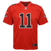 Image of Julio Jones Atlanta Falcons Youth Color Rush Game Jersey - Red 2019