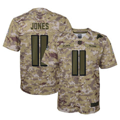 Julio Jones Atlanta Falcons Youth Salute to Service Game Jersey - Camo 2019