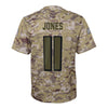 Image of Julio Jones Atlanta Falcons Youth Salute to Service Game Jersey - Camo 2019