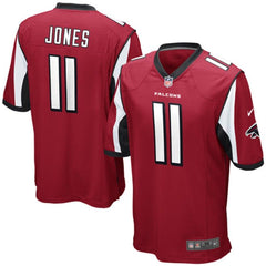 Julio Jones Atlanta Falcons Youth Team Color Game Jersey - Red 2019