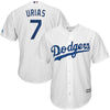 Image of Julio Urias Los Angeles Dodgers Majestic Home Cool Base Player Jersey - White 2019