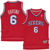 Image of Julius Erving Philadelphia 76ers Mitchell &amp; Ness Youth Hardwood Classics Swingman Jersey – Red 2019