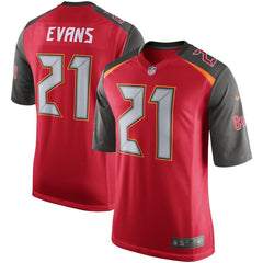 Justin Evans Tampa Bay Buccaneers Player Game Jersey – Red 2019