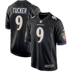 Justin Tucker Baltimore Ravens Game Jersey - Black 2019