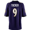 Image of Justin Tucker Baltimore Ravens Game Jersey - Purple 2019