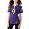 Image of Justin Tucker Baltimore Ravens Women's Game Jersey - Purple 2019