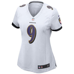 Justin Tucker Baltimore Ravens Women's Game Jersey - White 2019