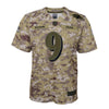 Image of Justin Tucker Baltimore Ravens Youth Salute to Service Game Jersey - Camo 2019