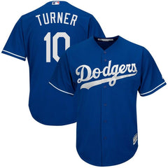 Justin Turner Los Angeles Dodgers Majestic Fashion Official Cool Base Player Replica Jersey - Royal 2019