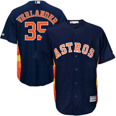 Justin Verlander Houston Astros Majestic Official Cool Base Player Jersey – Navy 2019